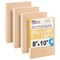 Unfinished Birch Wood Canvas Panels for Painting, 4 Pack of 8x10 inch - Artist Gallery 1-1/2" Deep, Wooden Wall - Mixed-Media Craft, Acrylic, Oil, Encaustic, Paint Pouring